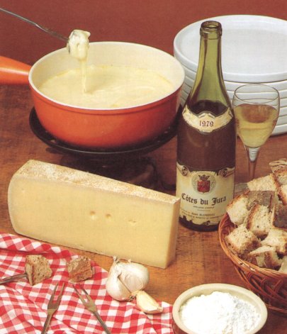 Le comt�, fabriqu� avec le lait des Montb�liardes...